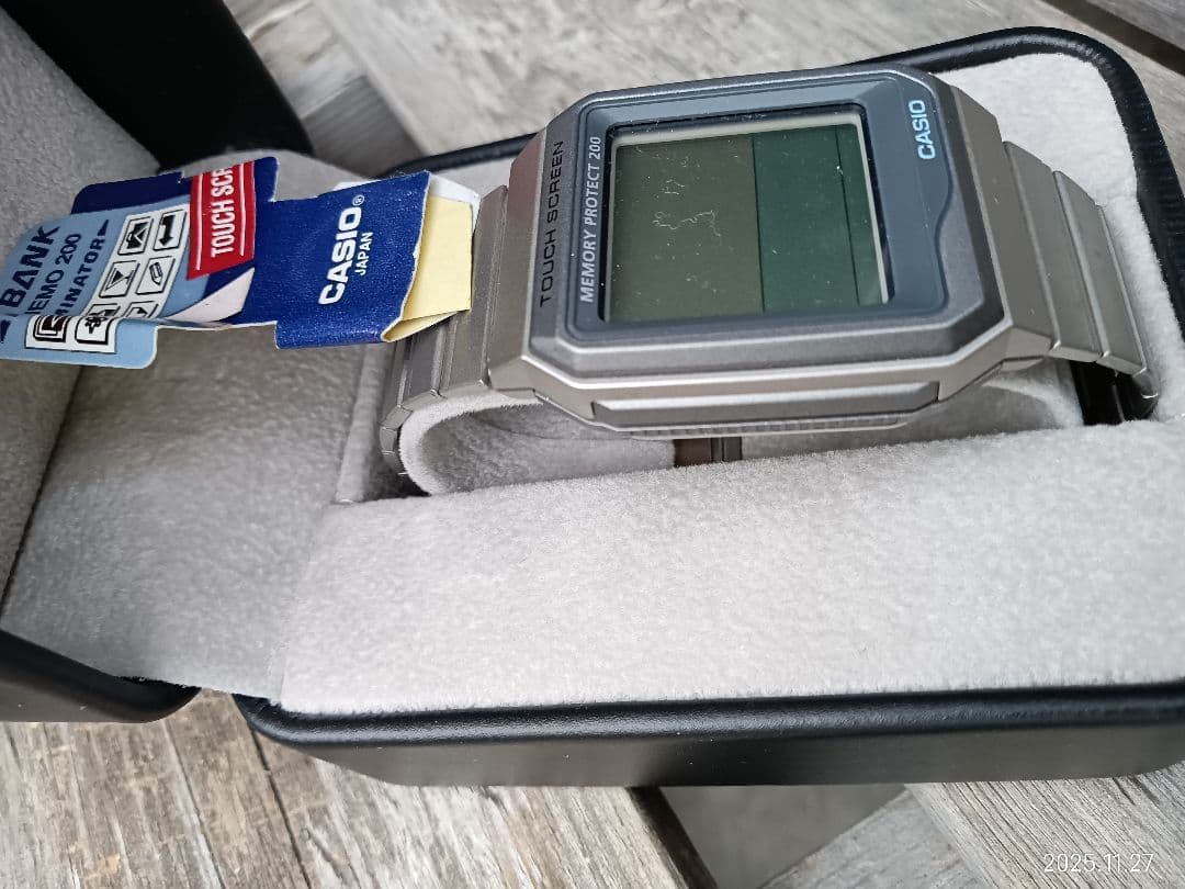 CASIO タッチスクリーン メモリープロテクト200　電池切れ