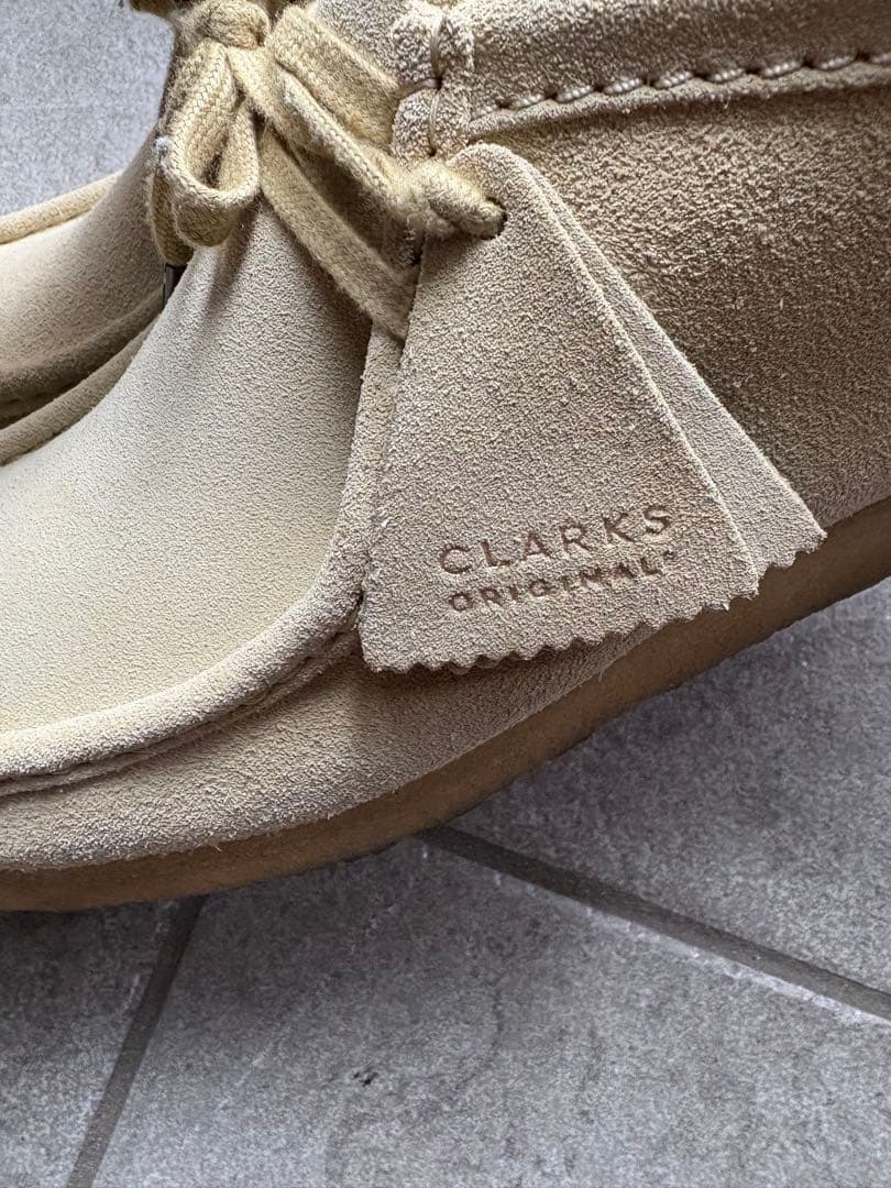 クラークスワラビーベージュuk6