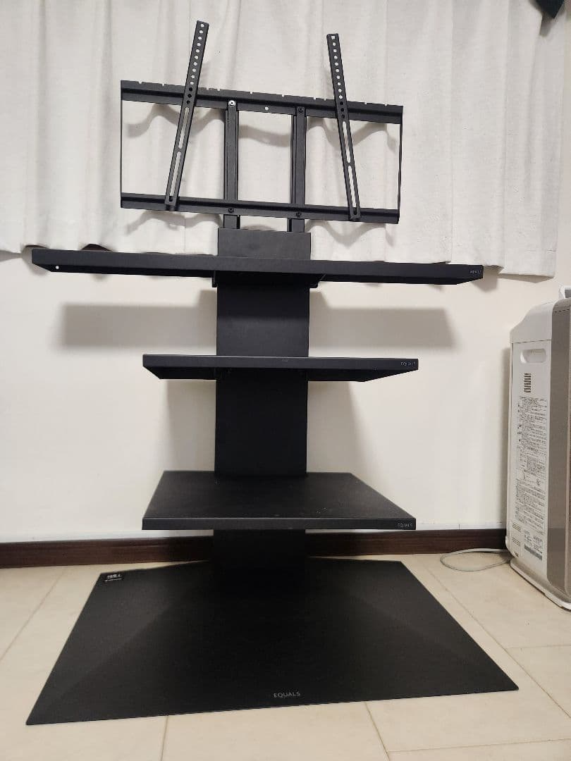 も*も様 【 EQUALS 】テレビスタンド 壁寄せ V3 ハイタイプ　サテンブ