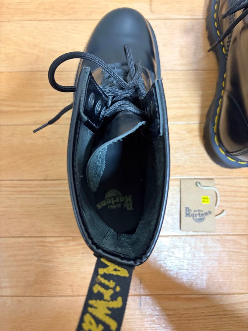 Dr. Martens 1460(8ホール) ブラック US9(27cm)厚底