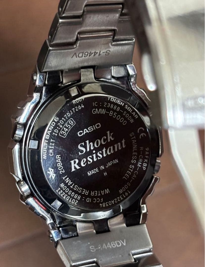G-SHOCK GMW-B5000D-1JF 中古品 Bluetooth