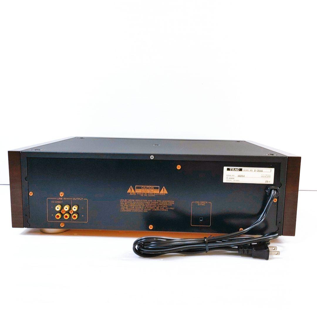 【完動品】TEAC ティアック V-7010 3ヘッドカセットデッキ