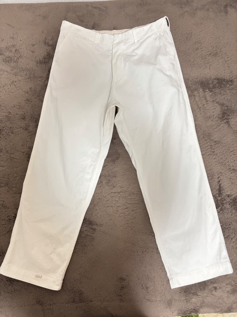 ナナミカ　nanamica チノパンツ ホワイト 36サイズ（XL相当）