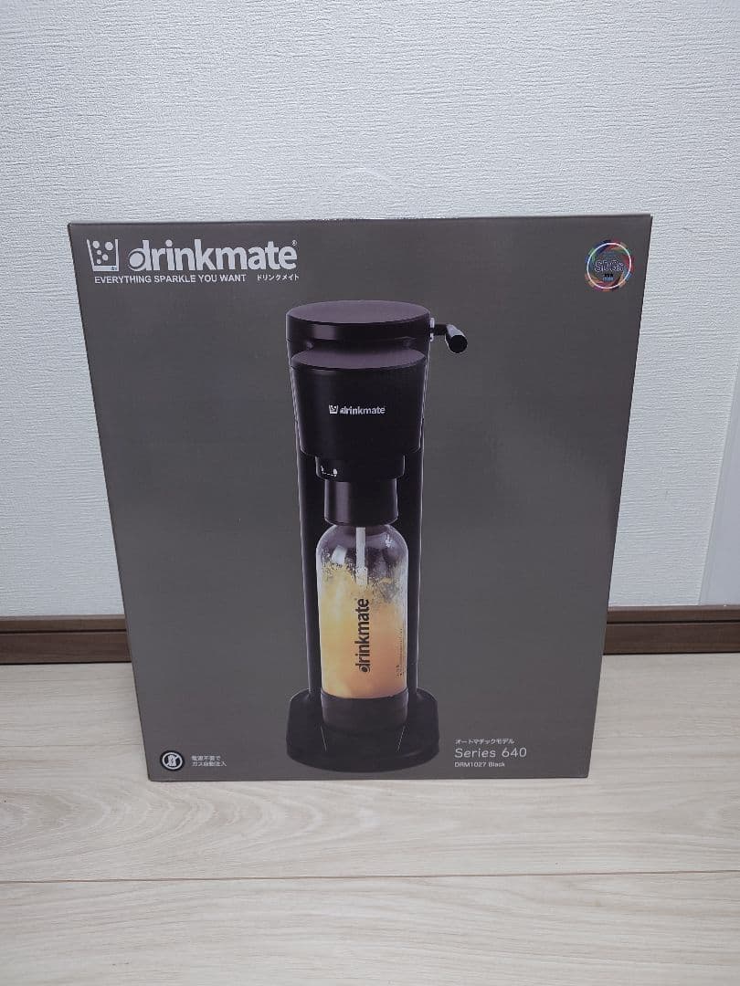 ドリンクメイト 640 Series640 炭酸水メーカー 60L ブラック
