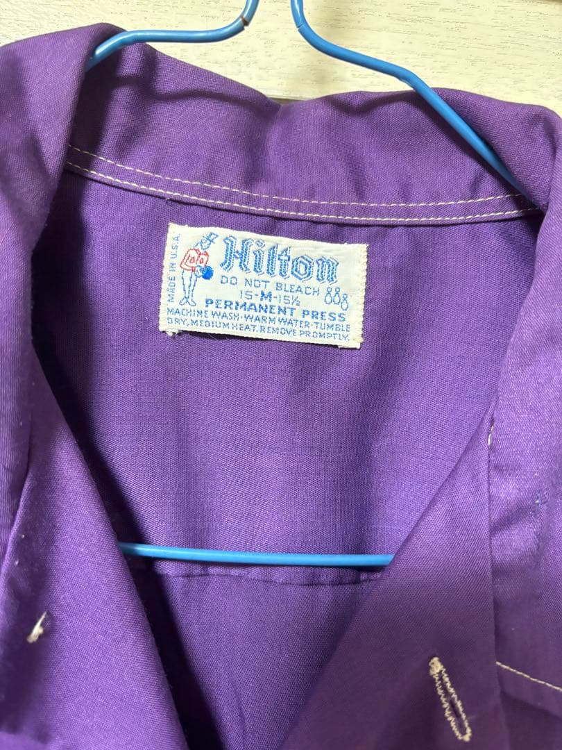 1970‘s〜1980’sヴィンテージHILTONボーリングシャツ3枚セット