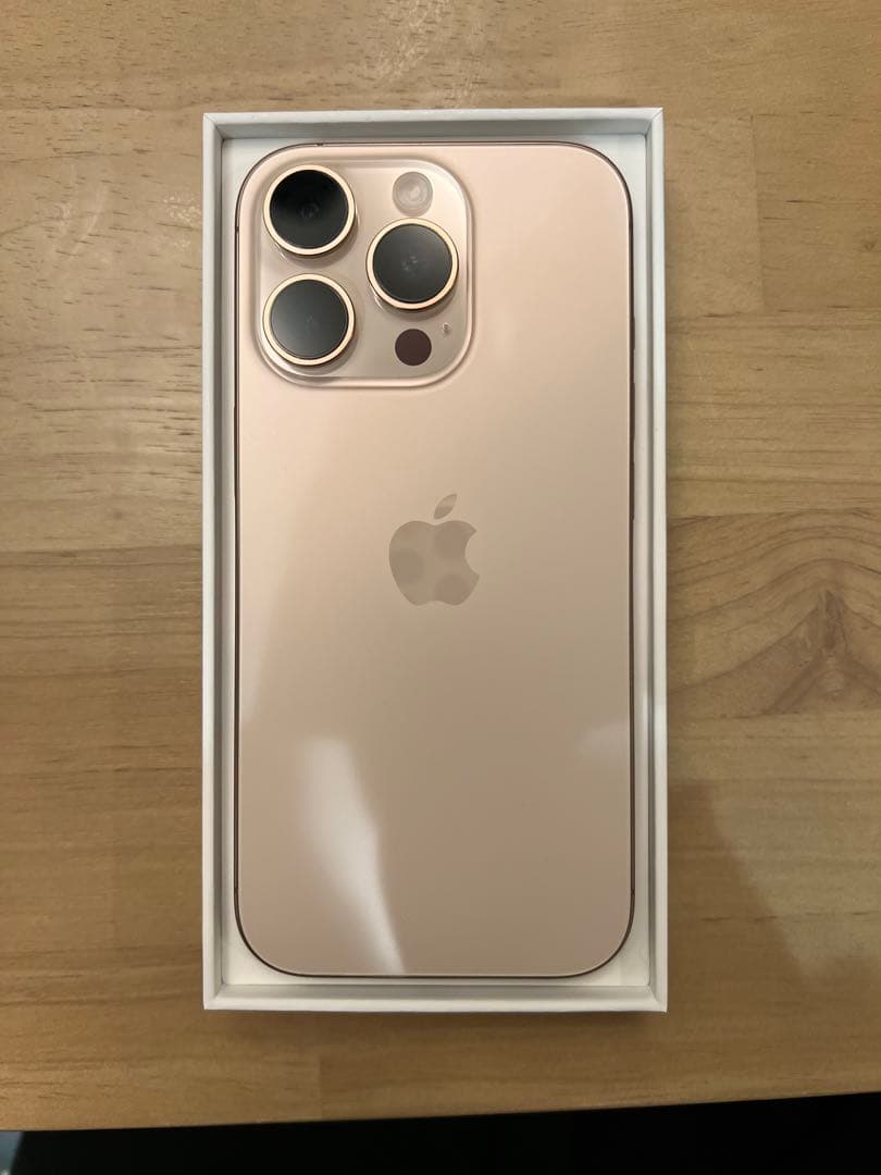 iPhone 16pro デザートチタニウム　99%