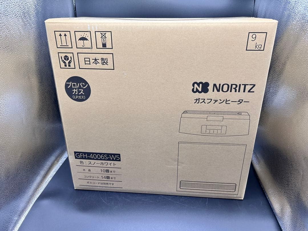 【新品未開封】NORITZガスファンヒーターGFH-4006S-W5 LPガス用