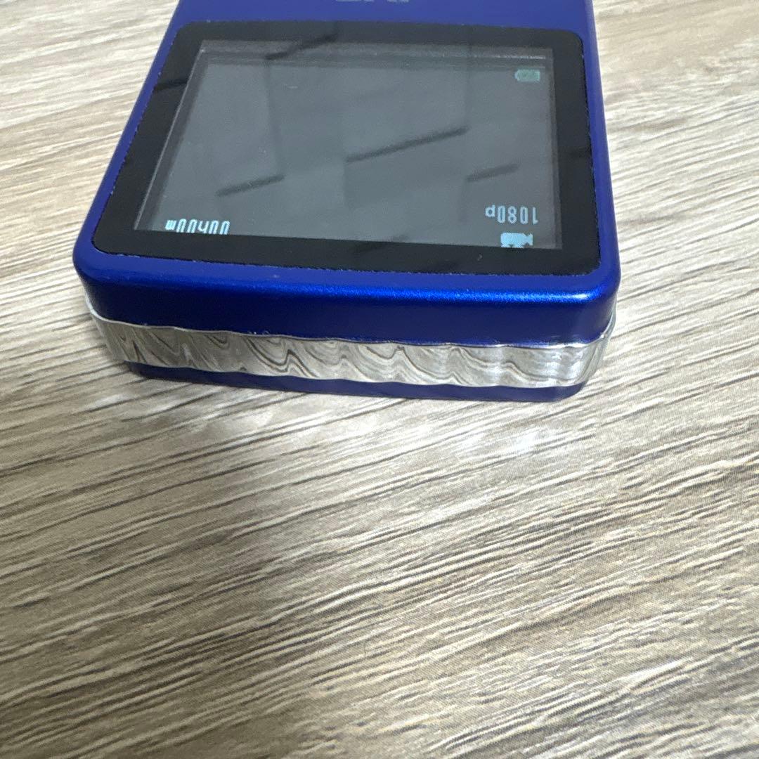 【動作確認済】JVC HDメモリーカメラ GC-FM1-A ブルー