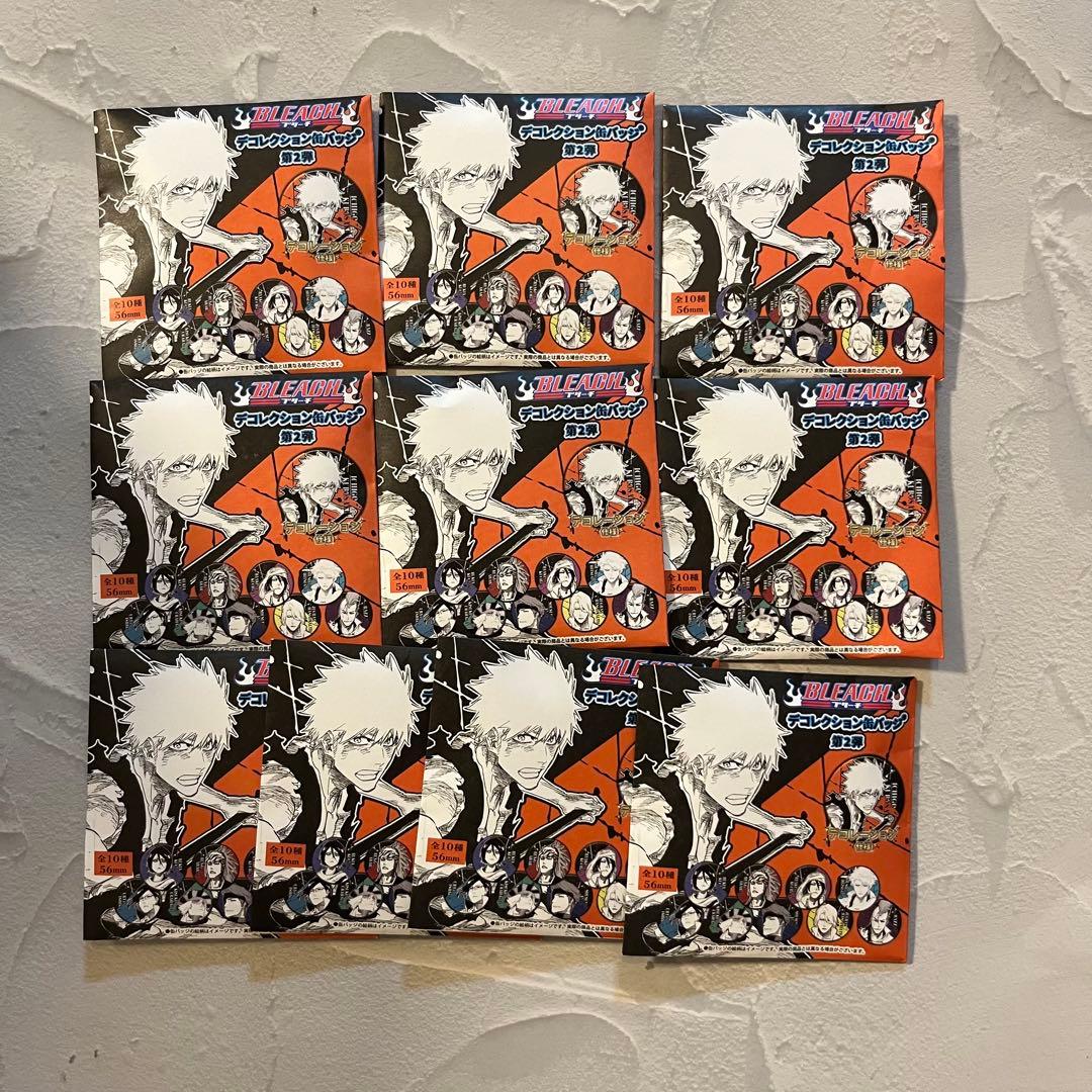 BLEACH デコレクション缶バッジ　ジャンプショップ　未開封　×10