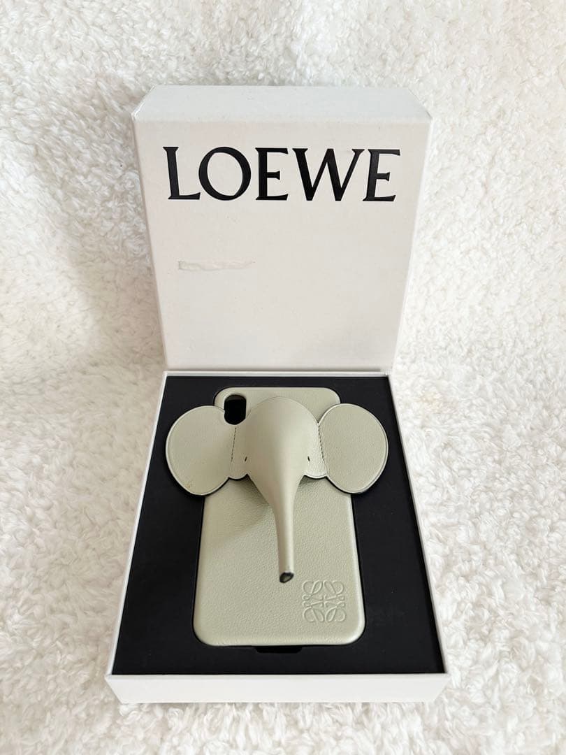 ★ゾウさんスマホホルダー(セージ)★iPhone XS MAX