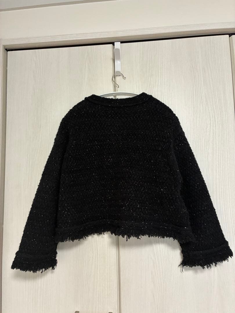 Curensology ツイードニットジャケット