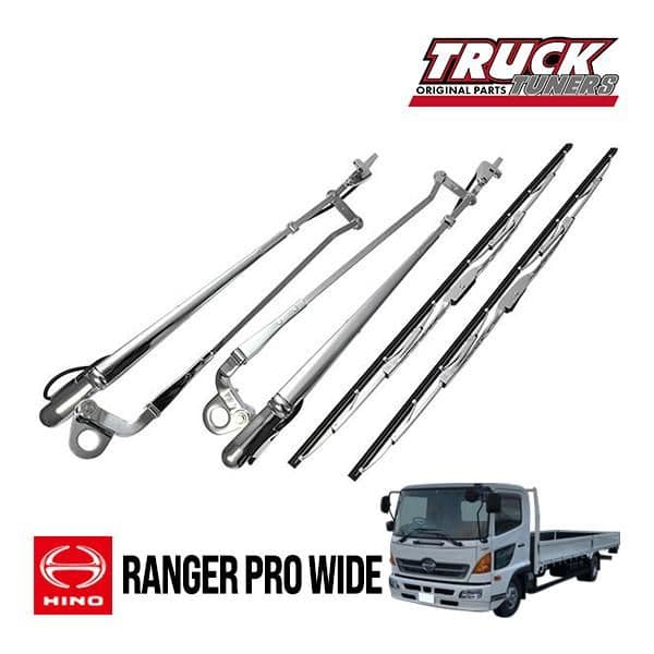 日野レンジャープロ ワイド ワイパーメッキアームセット