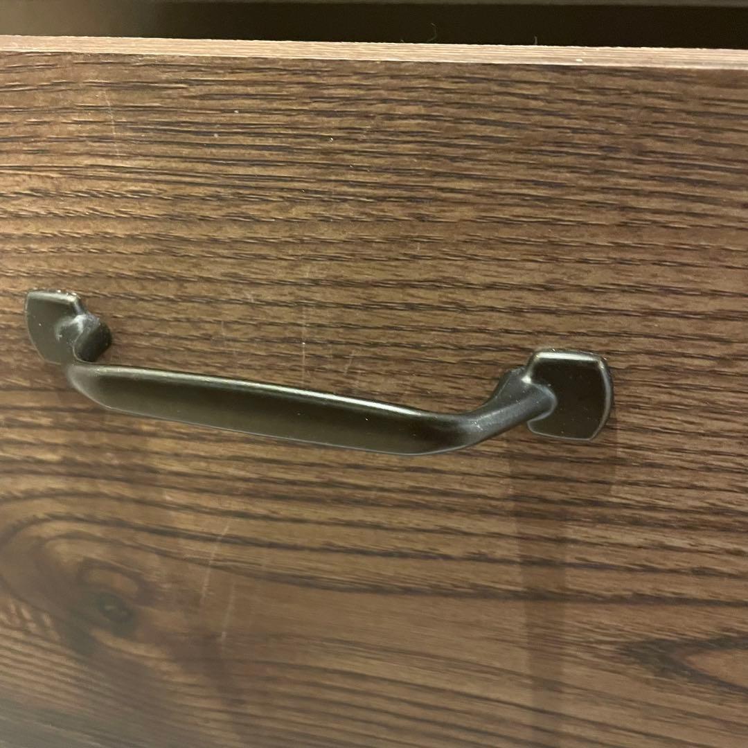 【✴︎最終値下げ】 LOWYA 食器棚 アンティーク調ゴミ箱収納タイプ