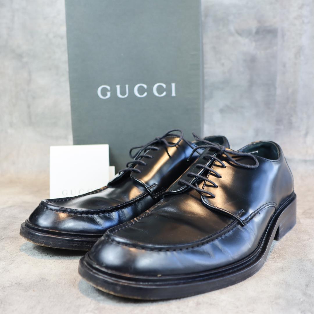 GUCCI グッチ レザー ビジネスシューズ メンズ