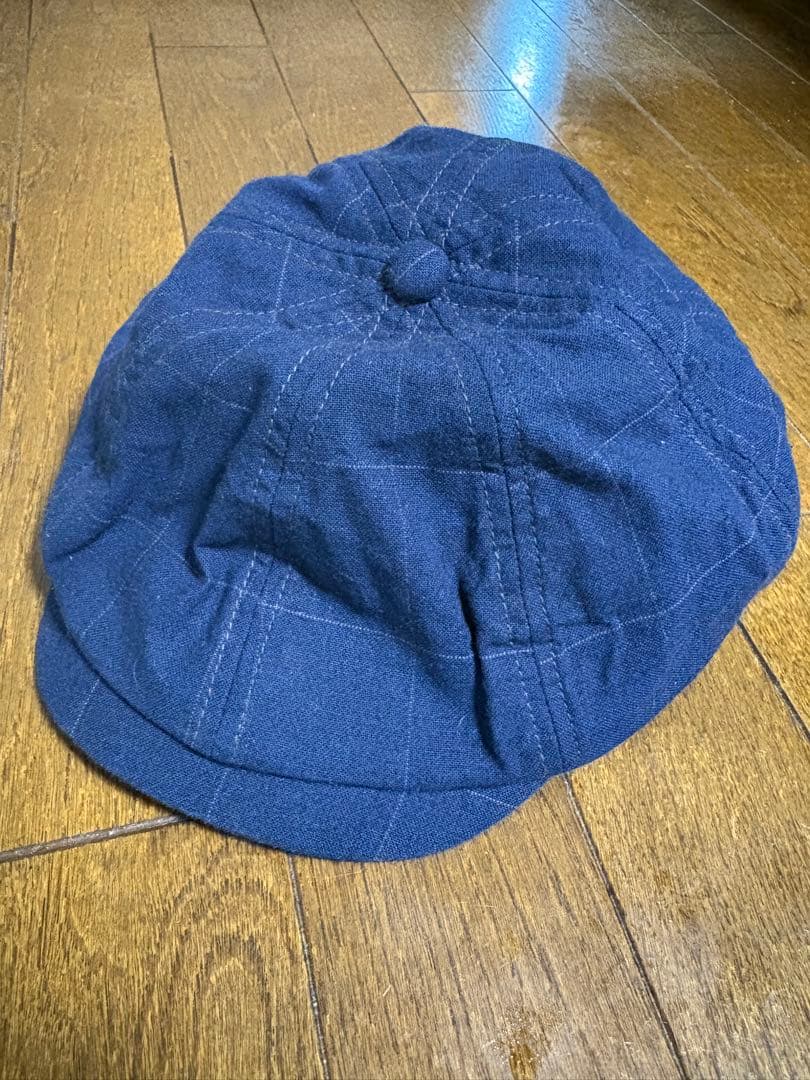 DOUBLE RL ネイビーキャスケット S