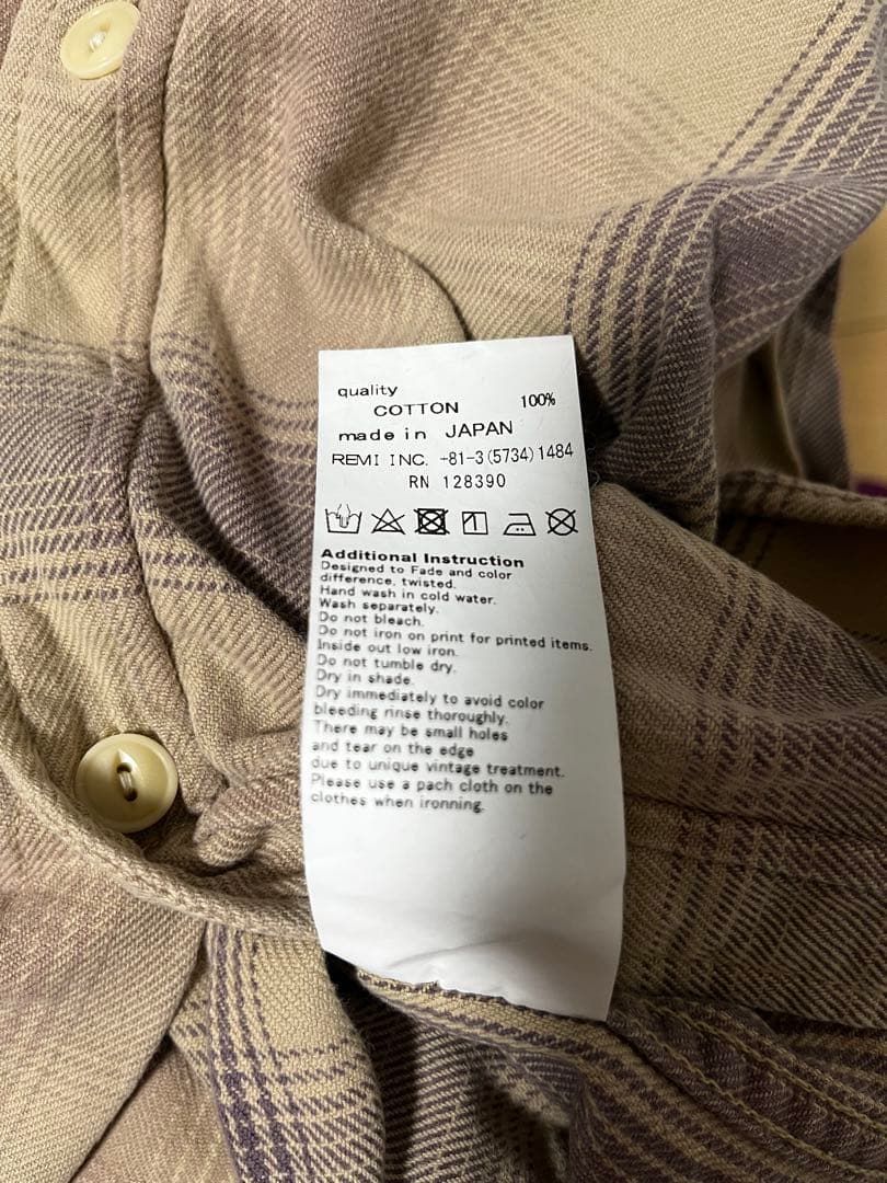 L'Appartement REMI RELIEF Check Shirt 美品