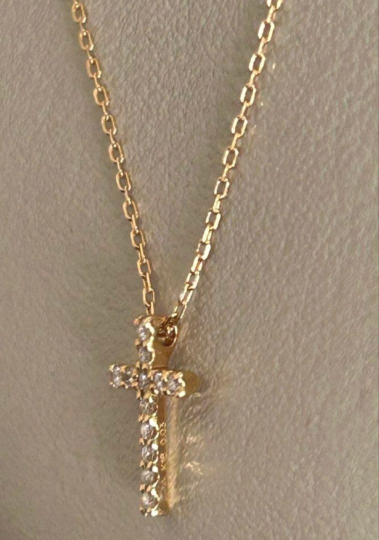 合馬公式アカウント1様用　スタージュエリークロスダイヤネックレス　0.03ct