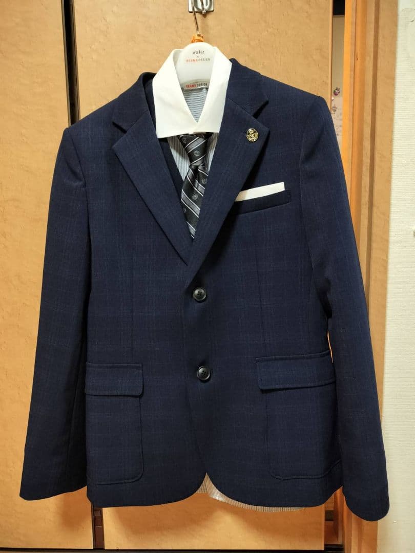 waltz by BEAMS DESIGN フォーマルスーツ 【160】濃紺