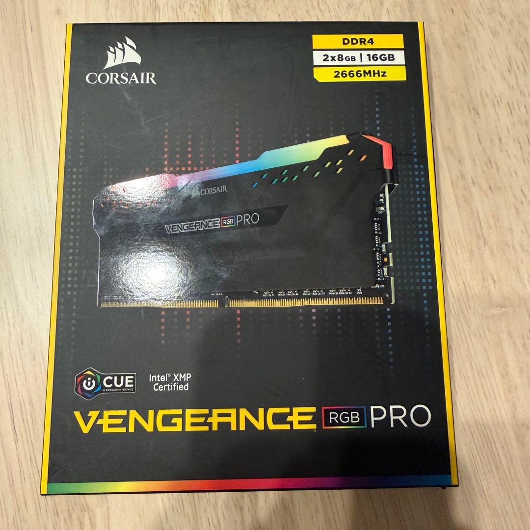 凪*様 【箱付き】Corsair VENGEANCE RGB 16GB(8GB