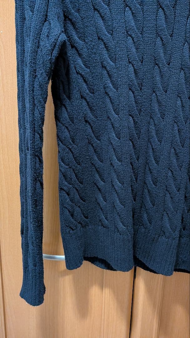 Polo Ralph Lauren ネイビー ケーブルニット XS