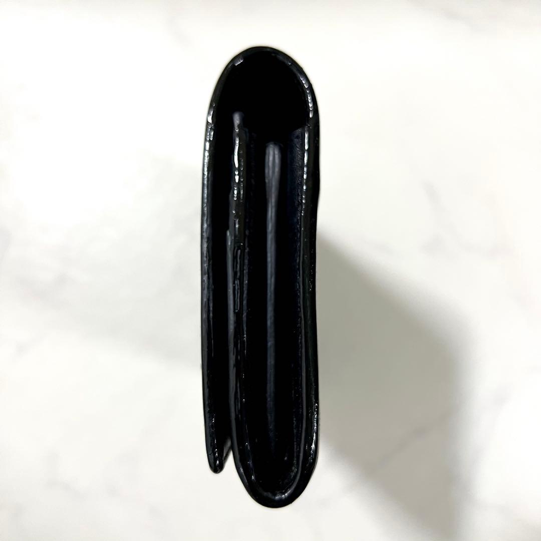 美品 Saint Laurent サンローラン 長財布 レザー 星 ロゴ金具 黒