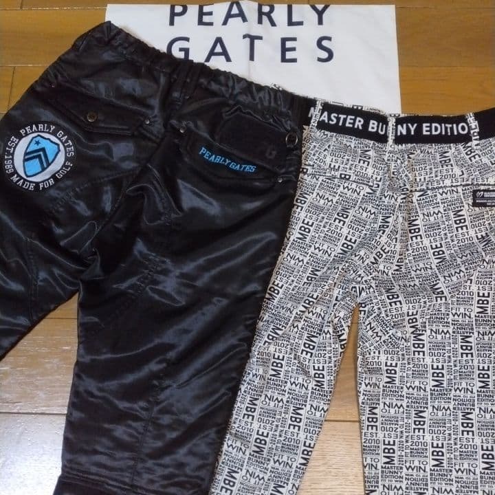 ⭐美品⭐お買い得２点⭐中綿⭐パーリー&マスター⭐パンツ⭐黒⭐M⭐