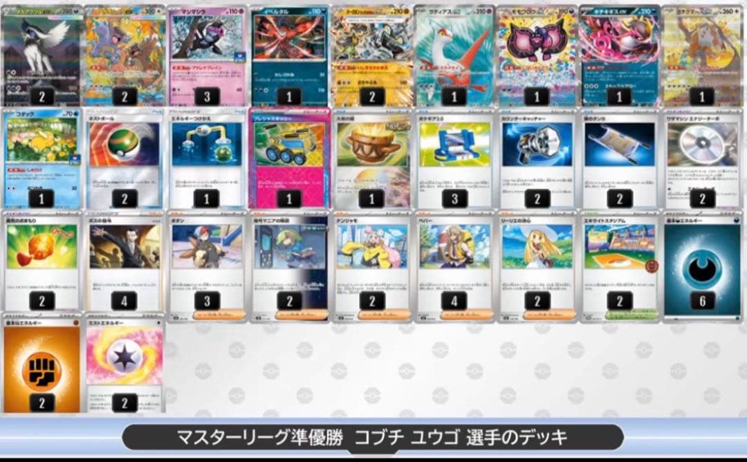 【ＣＬ愛知２０２６ 優勝！準優勝！】サーナイトブルンゲルＶＳメガアブソル デッキ