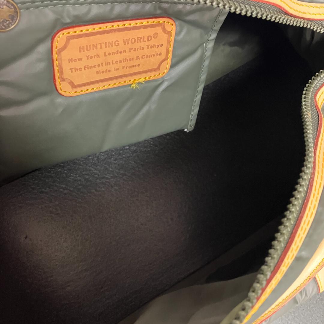 B838【2way】HUNTING WORLD★バチュークロス ボストンバッグ