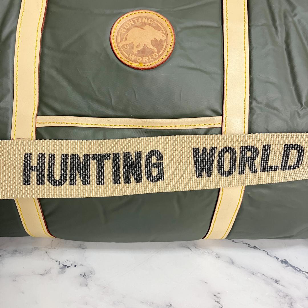 B838【2way】HUNTING WORLD★バチュークロス ボストンバッグ