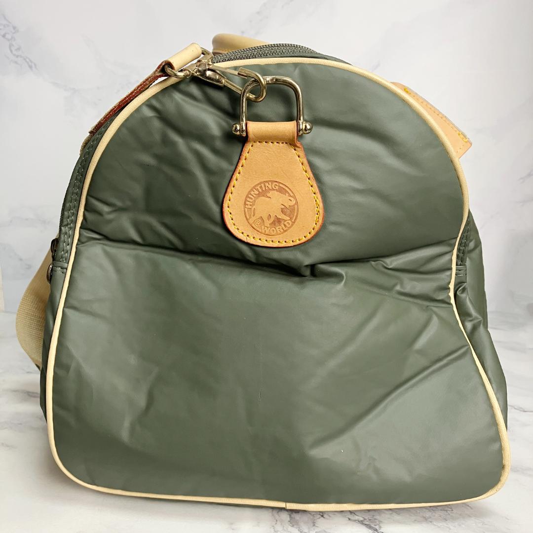 B838【2way】HUNTING WORLD★バチュークロス ボストンバッグ