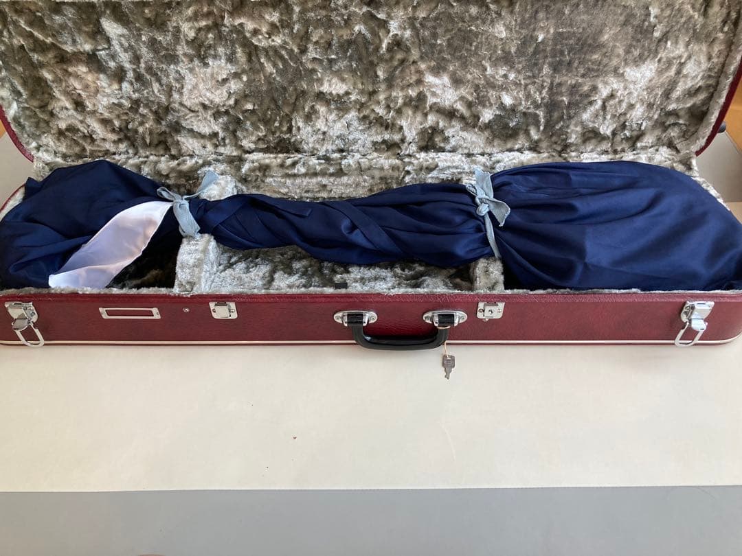 津軽三味線　紅木　金細