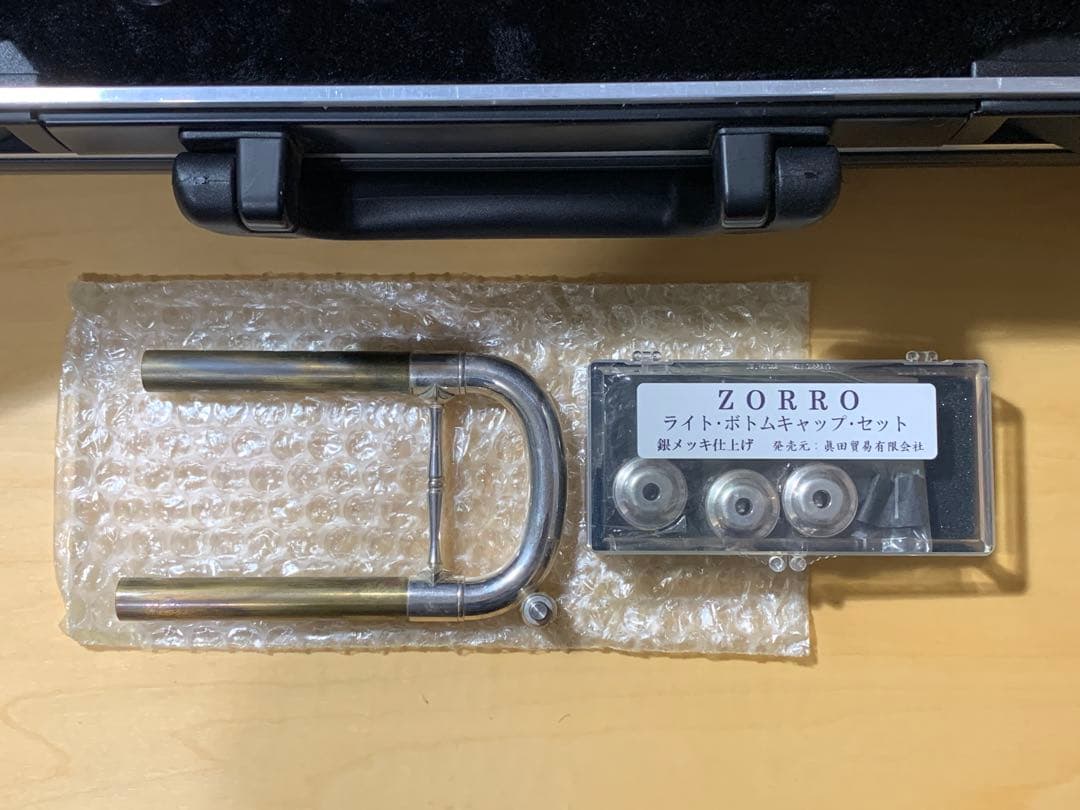 Carol Brass ZORRO トランペット シルバー Lボア