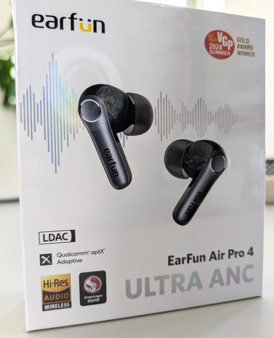 【新品・未開梱】EarFun Air Pro 4 ワイヤレスイヤホン ブラック