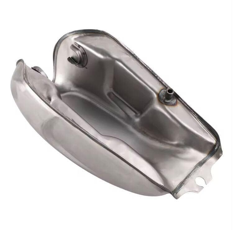 9L 汎用 ガソリンタンク 未塗装 タンクキャップ＆フューエルコック＆キーセット