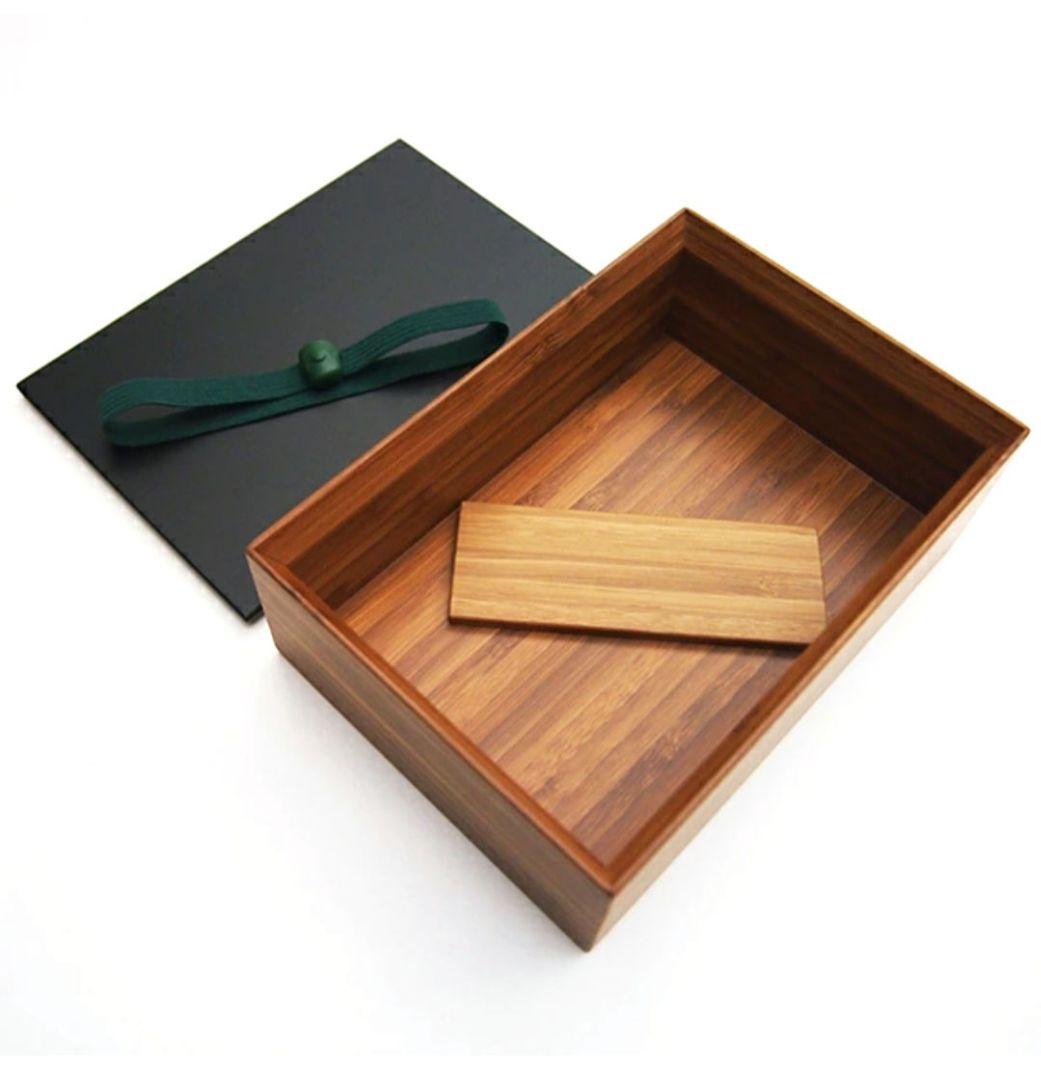 【新品・未使用】公長斎小菅　二段弁当箱　竹