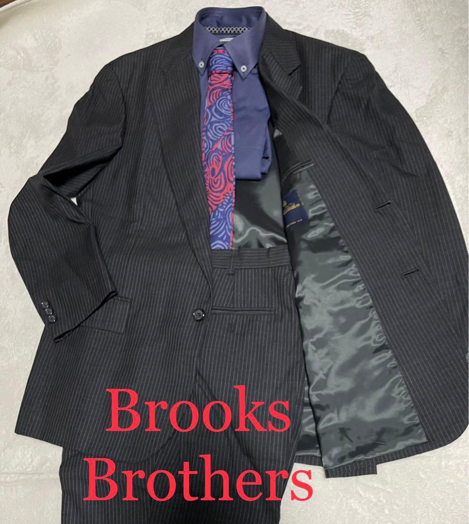 ブルックスブラザーズ L～XL位 40 ブラック ストライプ 春秋冬