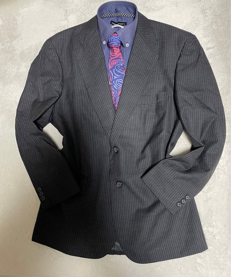 ブルックスブラザーズ L～XL位 40 ブラック ストライプ 春秋冬