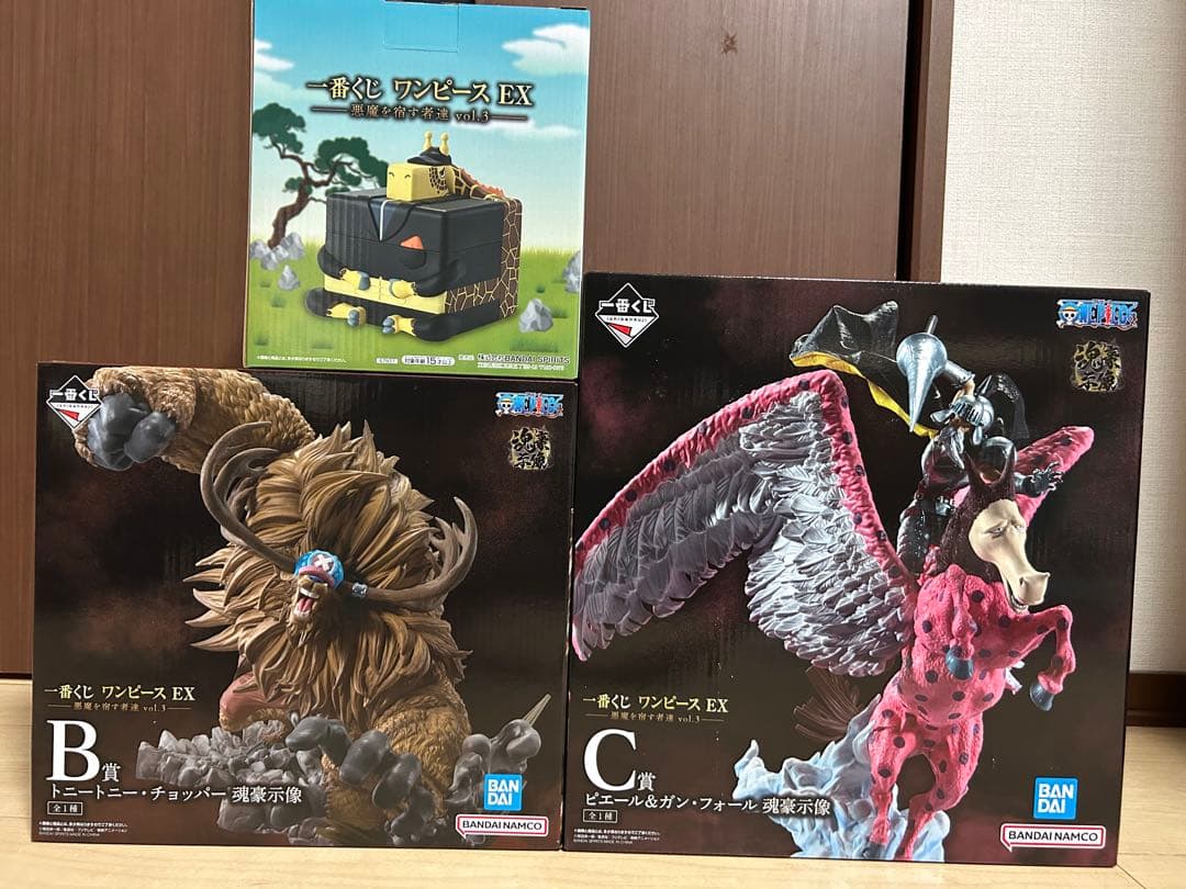 一番くじ　ワンピースEX　悪魔を宿す者達Vol.3 B賞、C賞、E賞セット