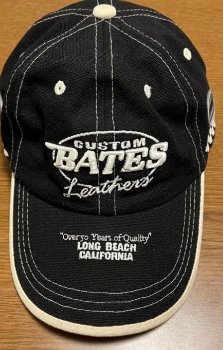 BATES キャップ 帽子 黒 長渕剛　桜島オールナイトライブ着用