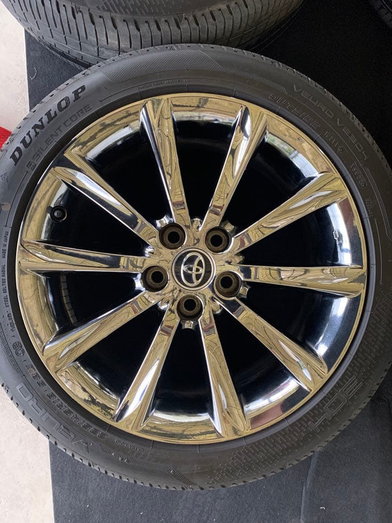 トヨタ GRX130 マークX 後期 純正 ホイール 18ｘ8J +45 5穴