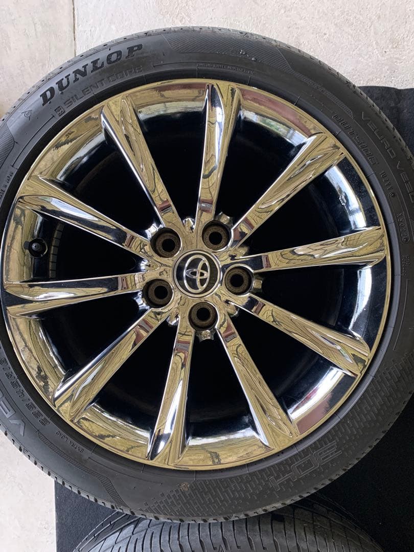 トヨタ GRX130 マークX 後期 純正 ホイール 18ｘ8J +45 5穴