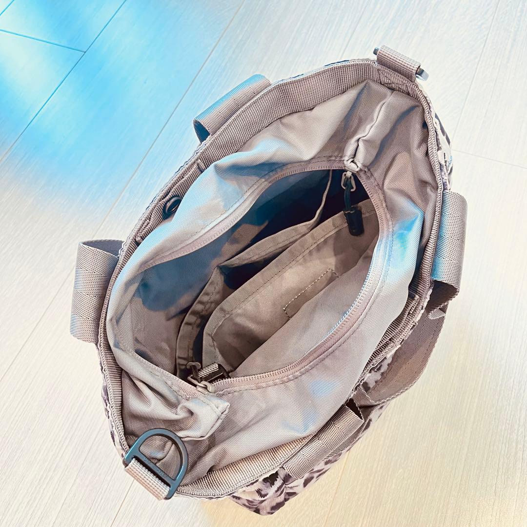 BRIEFING 2WAY カートバッグ レオパード柄