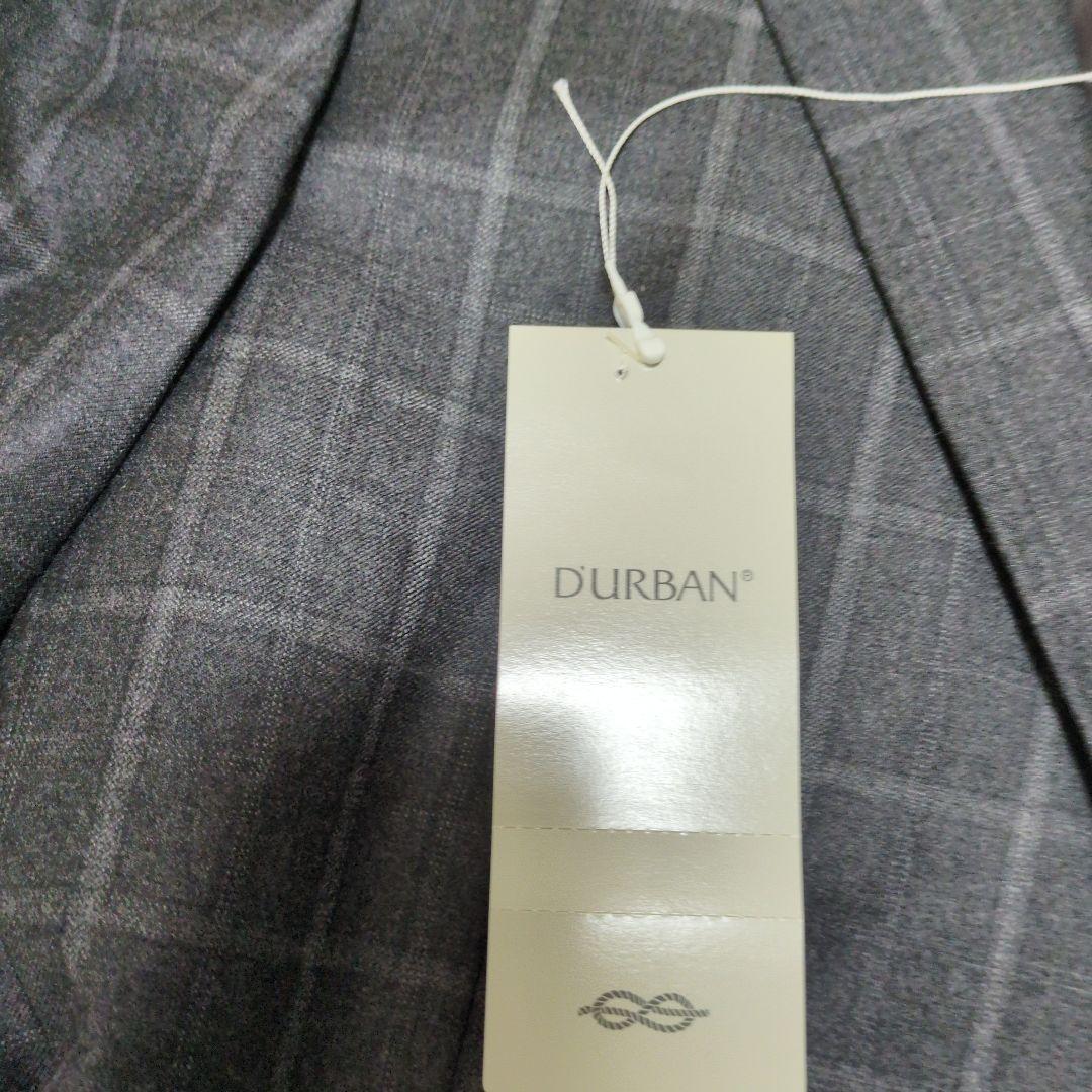 未使用級　ロロピアーナ　ダーバン　テーラードジャケット　ペンチェック　グレー