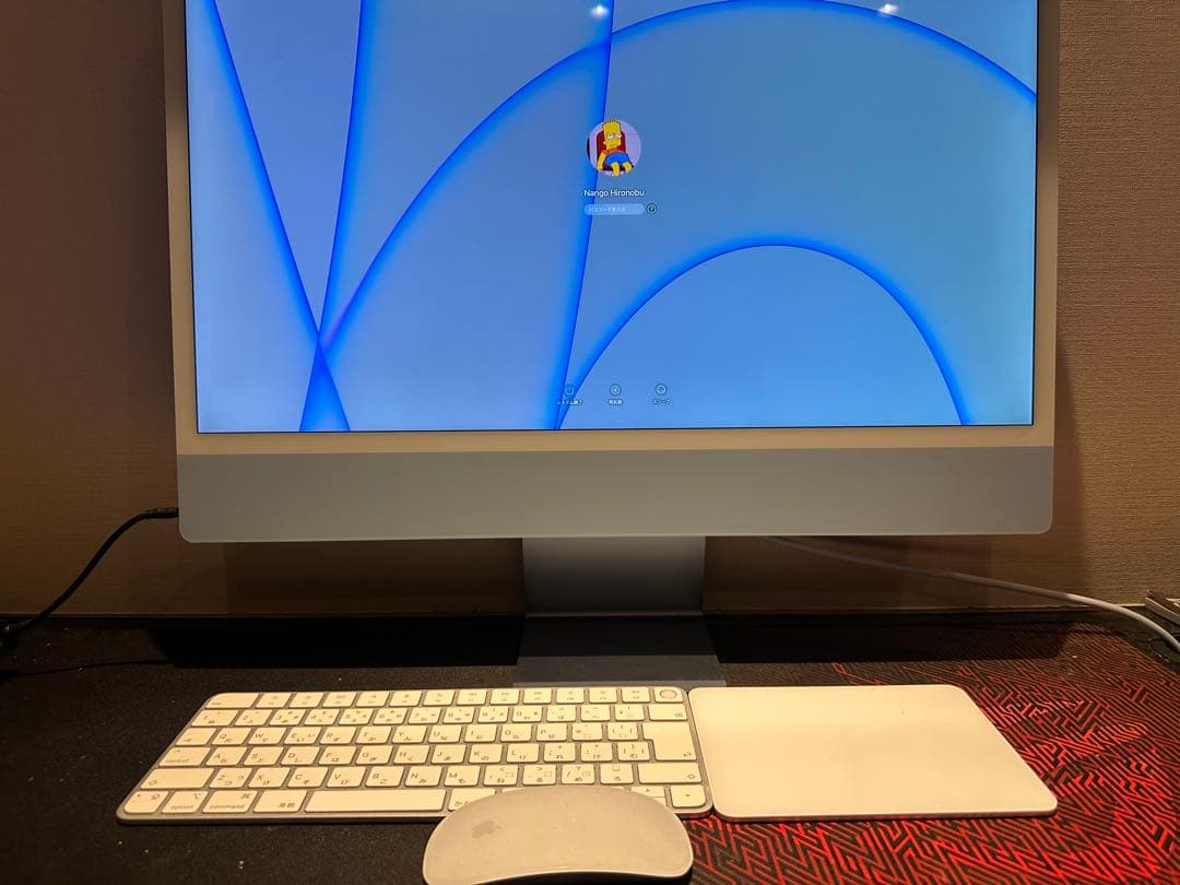 Apple iMac (24 インチ, M1, 2021,512GB)
