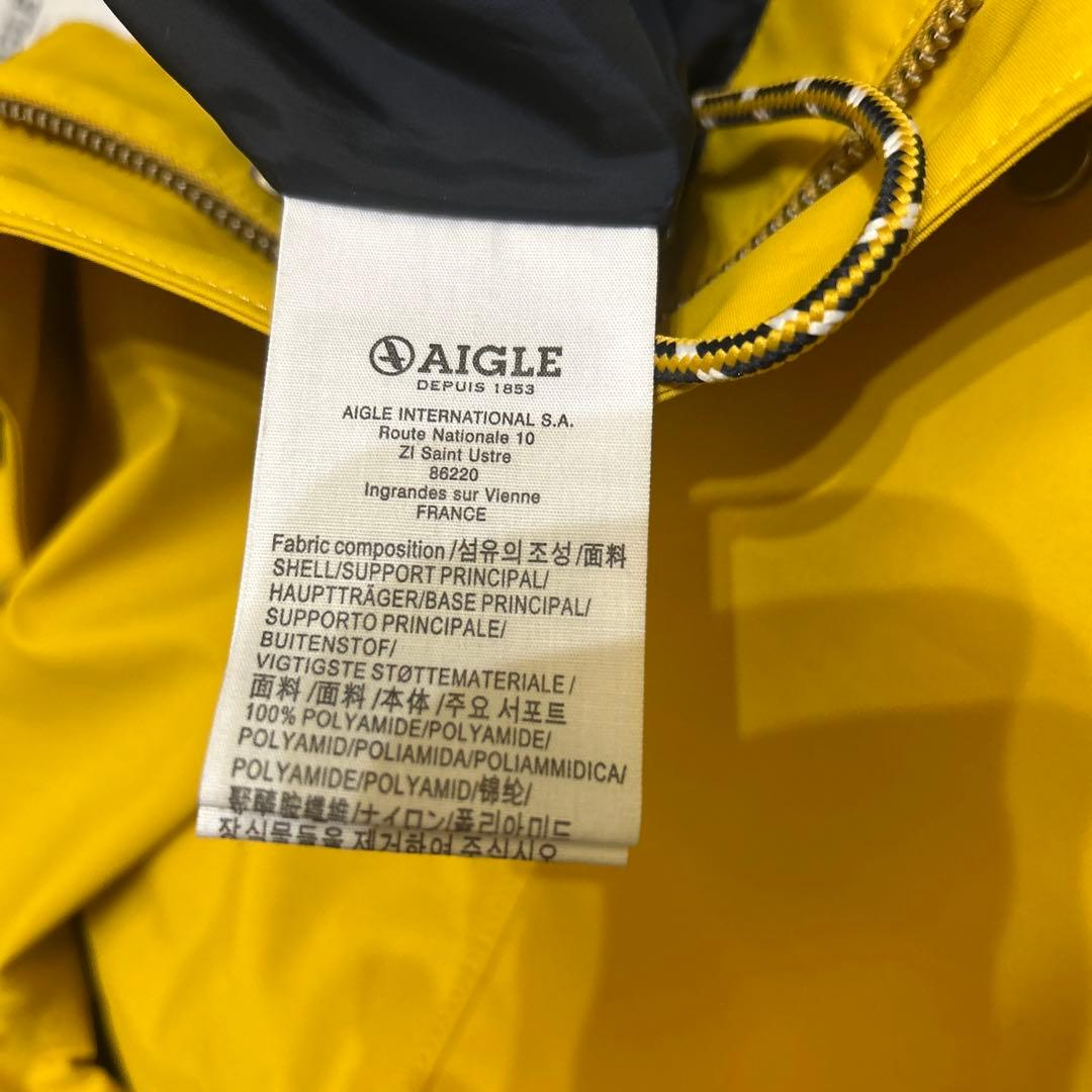 AIGLE ロカリ ジャケット GORE-TEX イエロー レインコート 40