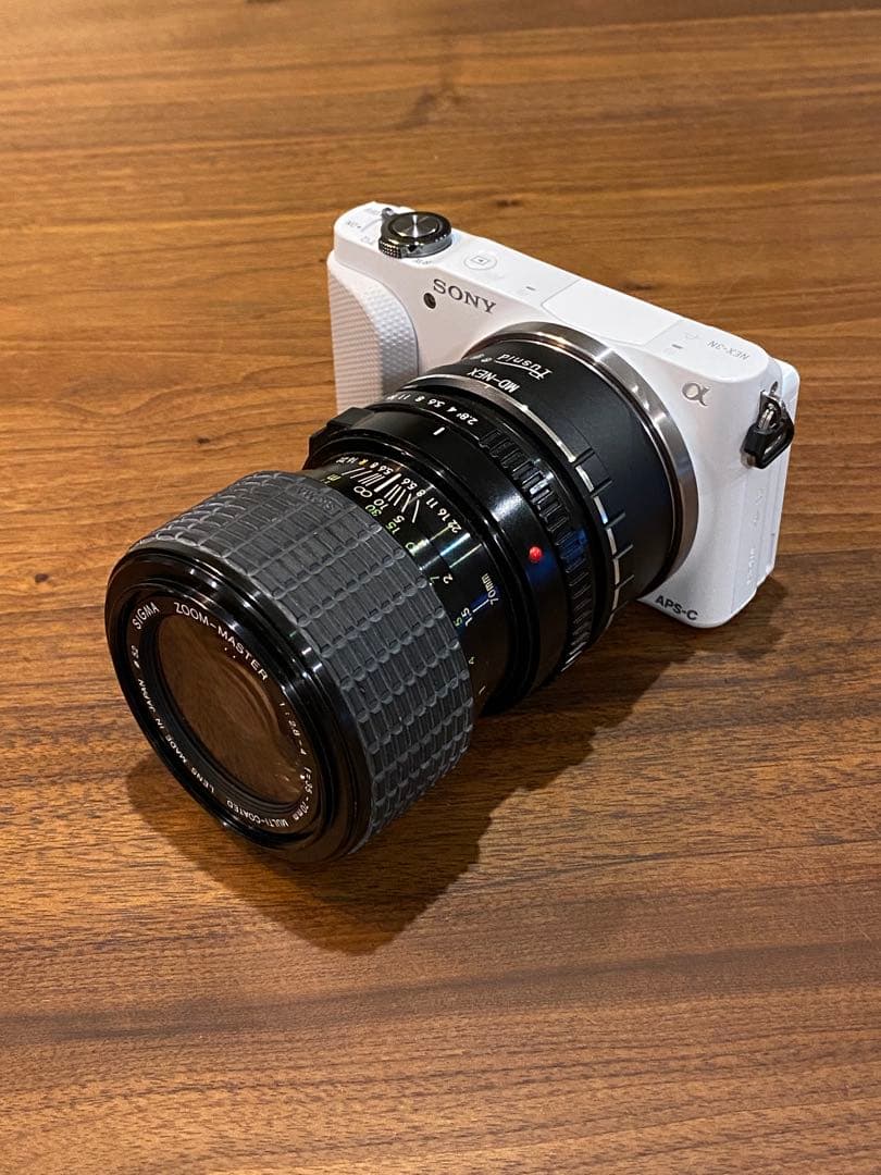 Sony α NEX-3Nミラーレス一眼 オールドレンズ　標準ズームと望遠付