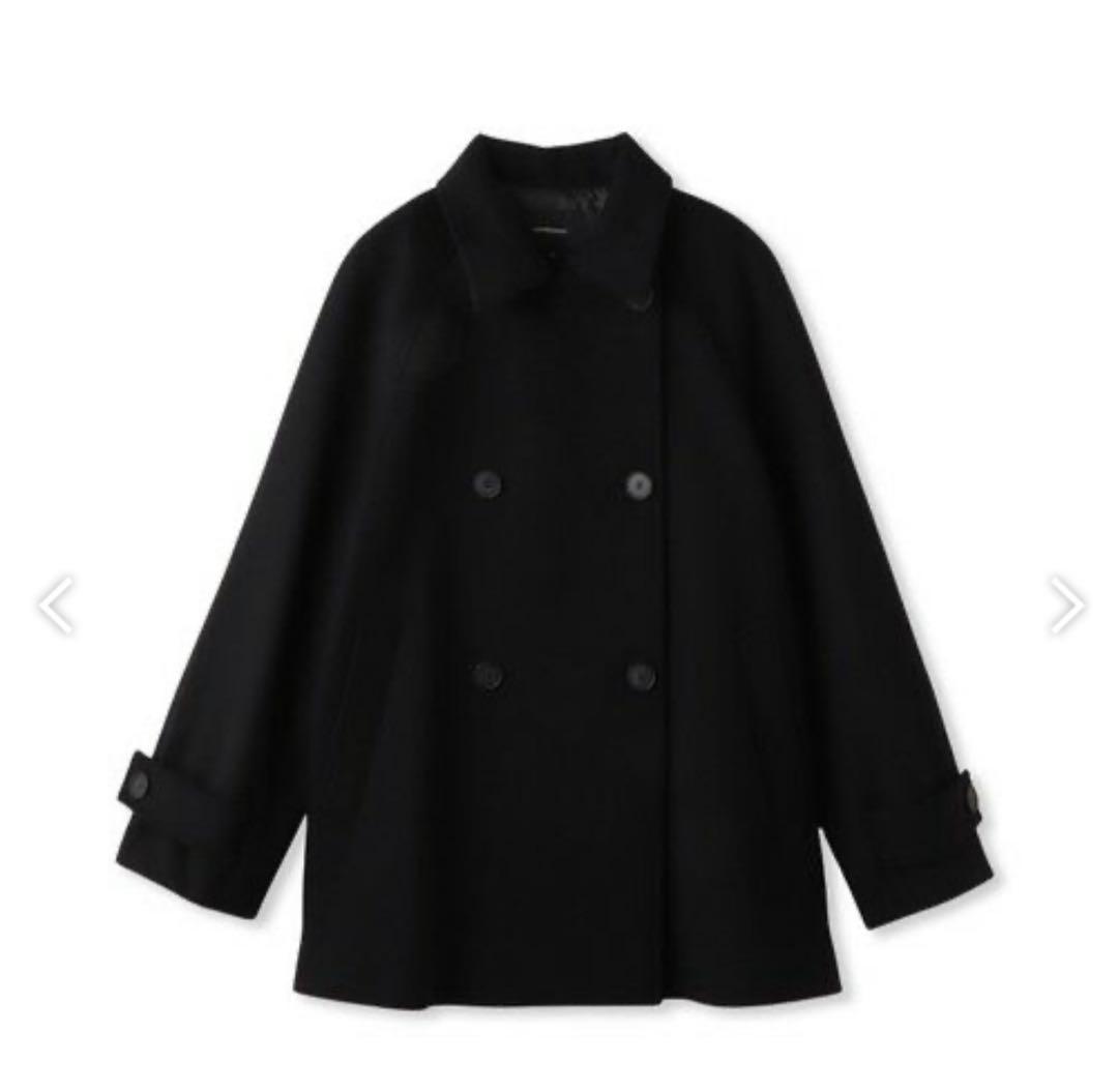 極美品⭐︎ロートレアモン　ネオアルティウールショートコート　ピーコート　36 黒