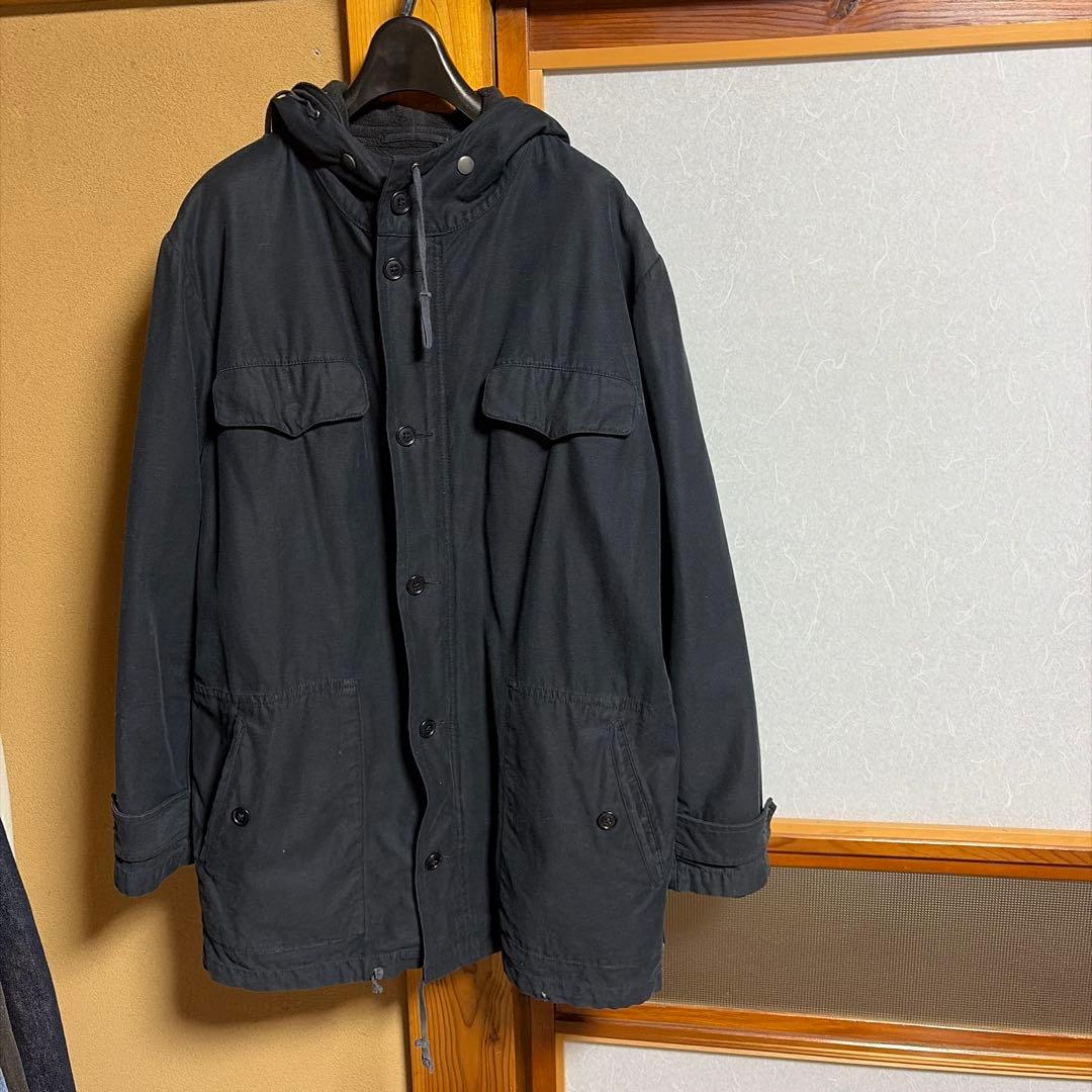 Supreme ネイビー　モッズコート Lサイズ