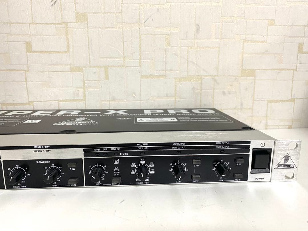 BEHRINGER SUPER-X PRO CX2310 チャンネルディバイダー