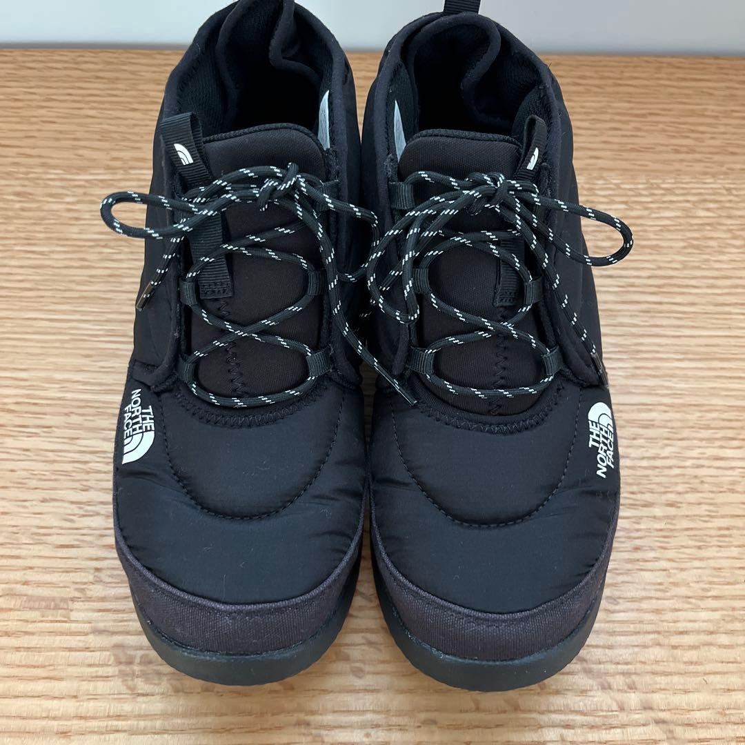 未使用級★ 25cm ノース・フェイス ヌプシ チャッカ ブーツ　ブラック